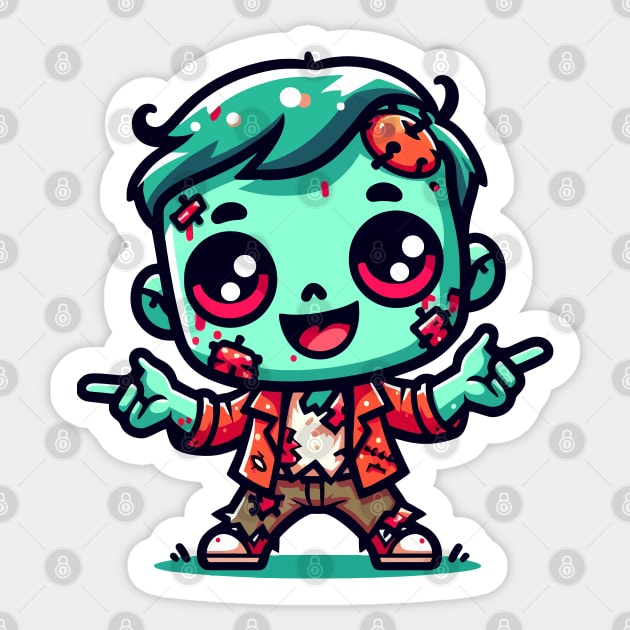 Tiny Zombie Sticker by NayaRara